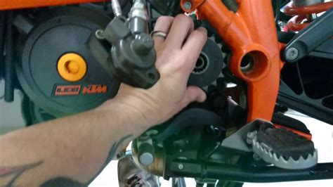 Ktm Adventure R Countershaft Sprocket Change Youtube