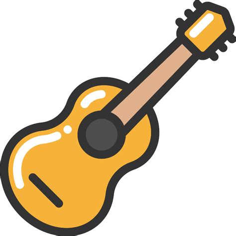 Acoustic Guitar Vector SVG Icon SVG Repo