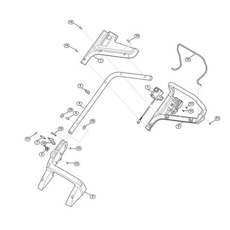 Handle For Viking ME 443 1 C Petrol Lawn Mowers L S Engineers