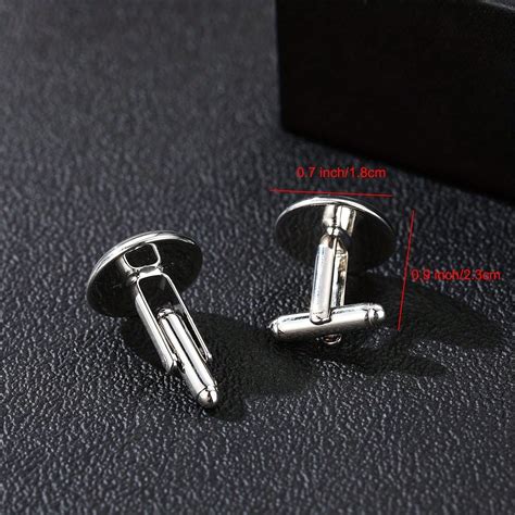 Men S Fashion A Z Single Alphabet Cufflinks Silver Color Letter Cuff Button For Male Gentleman