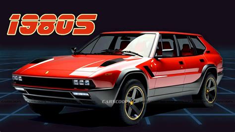 What If The Ferrari Purosangue Had Been Made In The 80s Carscoops