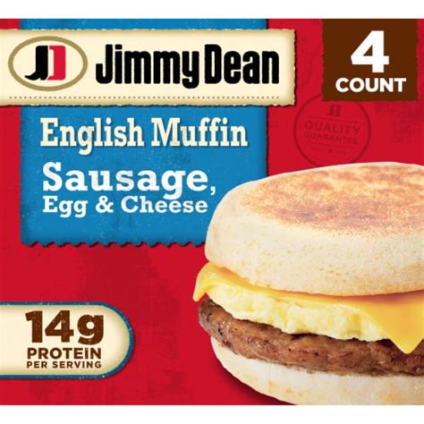 Jimmy Dean Sausage Egg Cheese English Muffin Frozen Breakfast