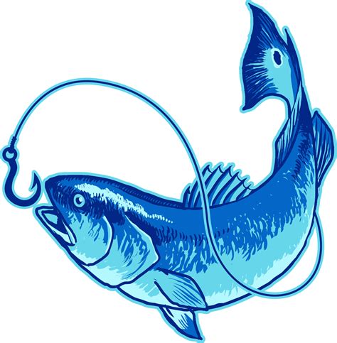 Fish Hooked On Tail Charters LLC Red Drum Clip Art Fish Hook Png