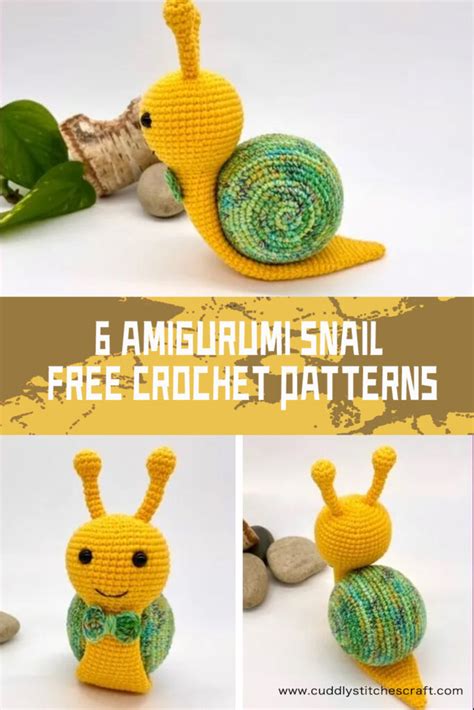 Crochet Amigurumi Snail Free Patterns Igoodideas