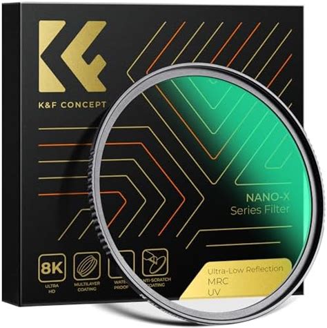 K F Concept Ø62mm Filtre UV d ultra Faible Réflexion Filtre de