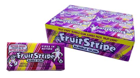 Fruit Stripe Gum Wrapper Edible