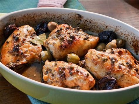 Chicken With Prunes And Olives Recipe Valerie Bertinelli Food Network