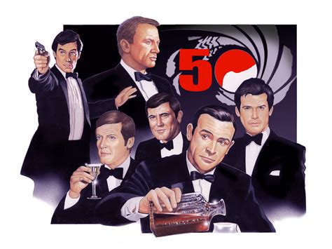 Illustrated 007 The Art Of James Bond 50 Anniversary Tribute Artwork