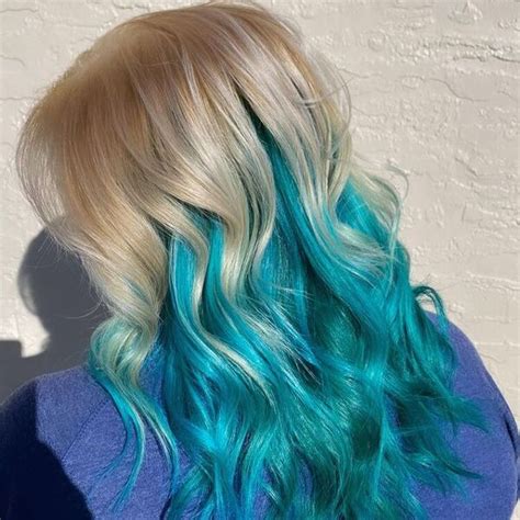 Attractive Turquoise Hair Color Ideas For Women In Mnh