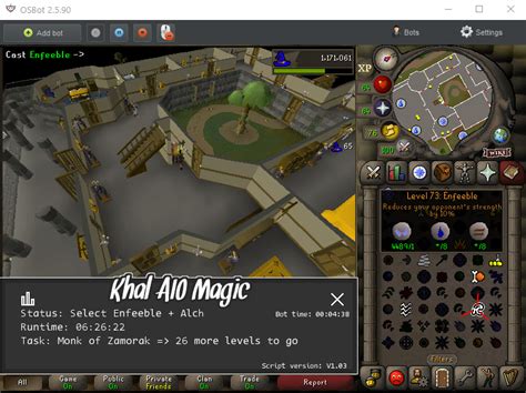 Khal Aio Magic Magic And Prayer Osbot 2007 Osrs Botting