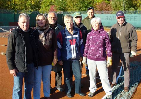 Tennis WSVer packen zum Saisonabschluß kräftig an regionalHeute de