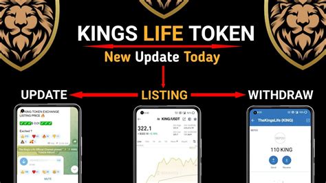 Kings Life Token Withdrawal The Kings Life New Update Today The