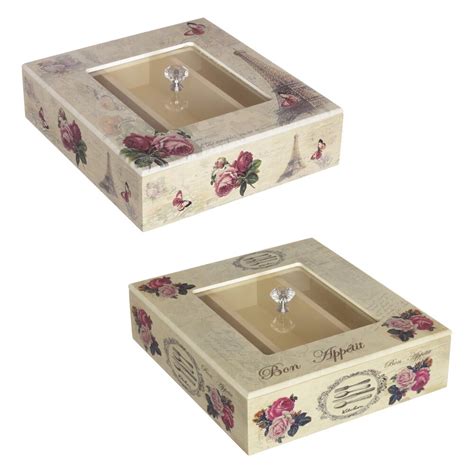 Купить Шкатулка для столовых приборов, L25,5 W23,5 H7 см, 1шт из 2-х ...