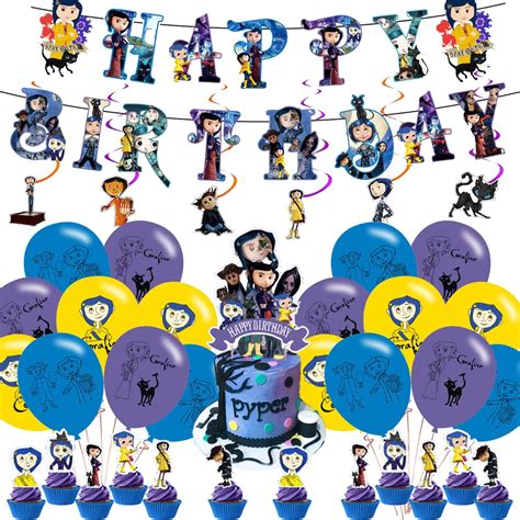 Coraline Birthday Party Supplies Coraline Theme Birthday Party