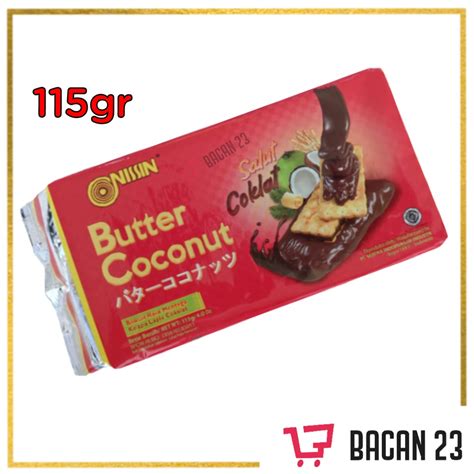 Jual Nissin Butter Coconut Chocolate Gr Biskuit Mentega Cokelat