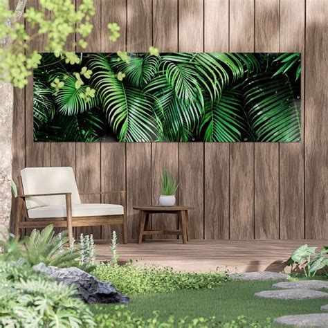 Gards Tuinposter Tropische Palm Bladeren Groen X Cm Tuindoek