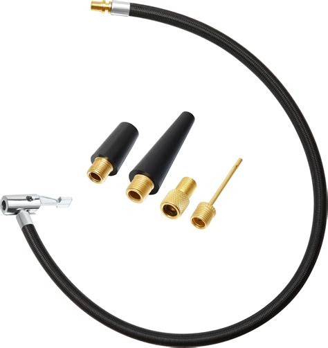 Yoicn Lth 60cm Tyre Pump Hose Inflator Connector Push On Portable Car Air Tire Chuck Inflator