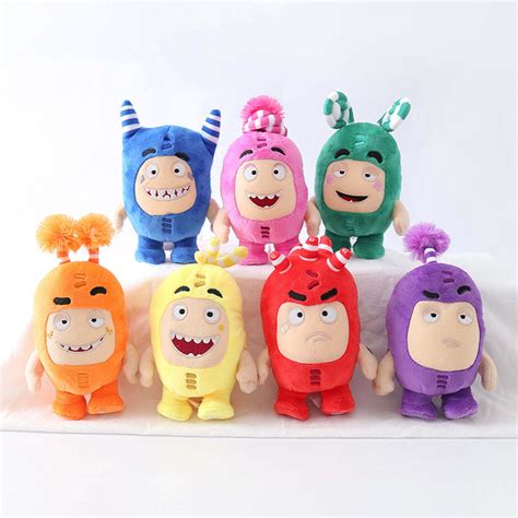 Cm Oddbods Newt Bubble Pogo Zee Jeff Fuse Slick Plush Dolls Stuffed