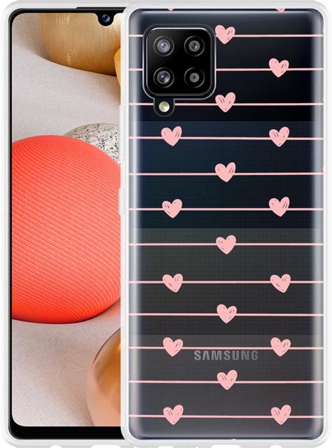 Samsung Galaxy A42 Hoesje Pink Love Designed By Cazy Bol