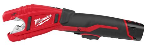 MILWAUKEE Cordless Tube Cutter Kit, 12V - 2PYX8|2471-21 - Grainger