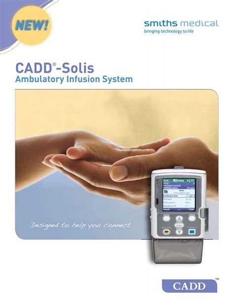 Cadd Solis Ambulatory Infusion System Overview Smiths Medical