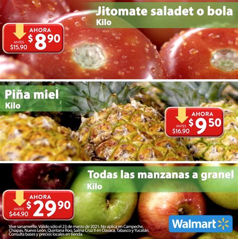 Ofertas Martes De Frescura Walmart 23 De Marzo 2021