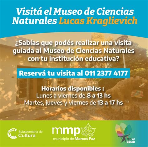 Museo De Ciencias Naturales Lucas Kraglievich Municipio De Marcos Paz