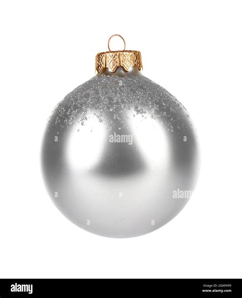 Christmas ball isolated on white Stock Photo - Alamy