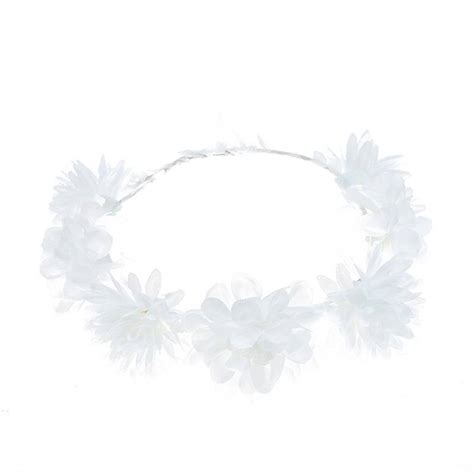 Pure White Flower Headband Headdecor