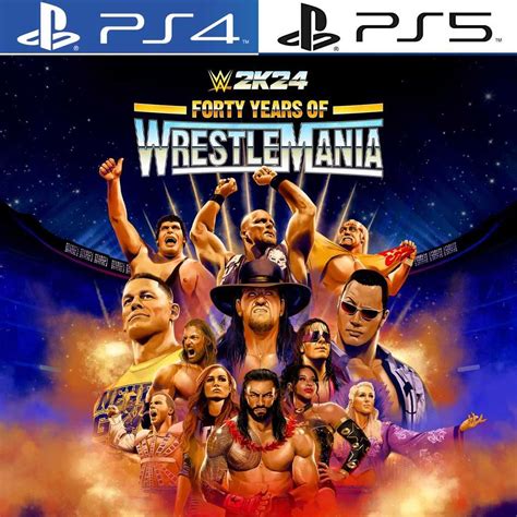 Wwe 2k24 Ps4ps5 НЕ ДИСК Deluxe Edition 40 Years Of Wrestlemania 299