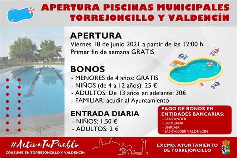 Apertura De Las Piscinas Municipales