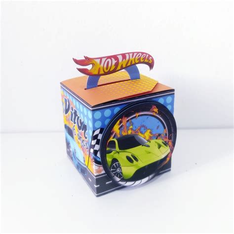 Kit Caixinhas Personalizadas Hot Wheels Elo