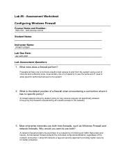 Access V Lab Aw Pdf Lab Assessment Worksheet Configuring