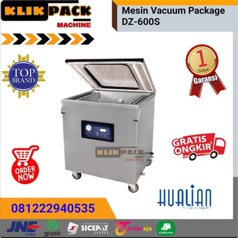 Jual Mesin Vacuum Sealer Vacuum Package Machine DZ 600S HUALIAN