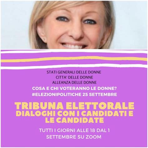 Dialogo Con La Senatrice Donatella Conzatti Settembre Alle Ore