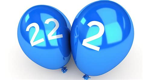 Balloon Number Couple Of Blue Balloons With The 22 On Them Backgrounds ...