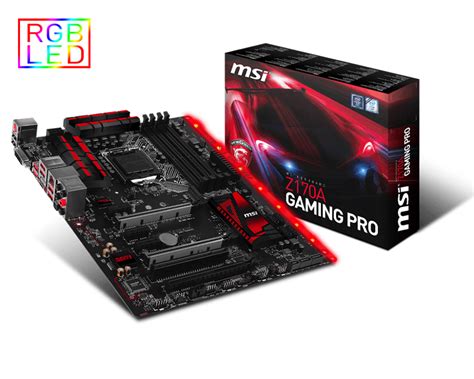 Specification Z170A GAMING PRO | 微星科技