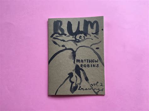 Bum Matthew Robins Drawings Zine Vol Gay Zine Queer Etsy