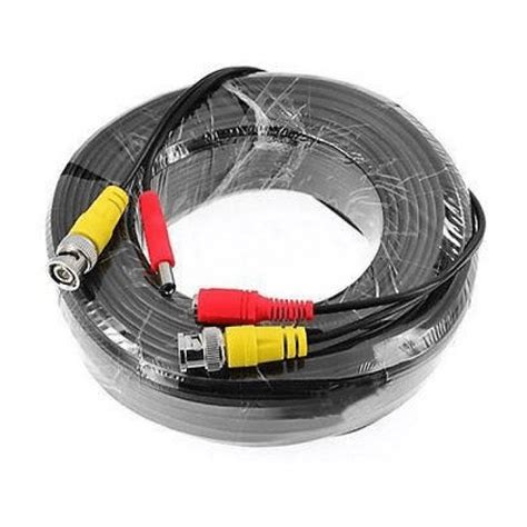 Cable Mt Para C Maras De Seguridad Cctv Bnc Conexi N Poder Dc