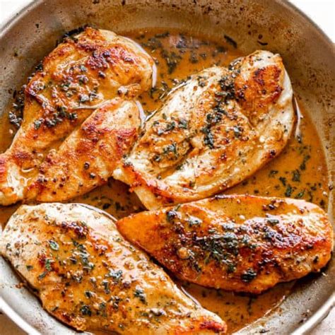 Garlic Butter Pan Fried Chicken Breasts Recipe Diethood