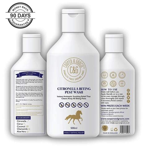 Horse Citronella Biting Pest Wash Powerful Organic Horse Shampoo Insta