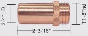 Tweco Style Welding Nozzle Coarse Thread Ct Superior Consumables