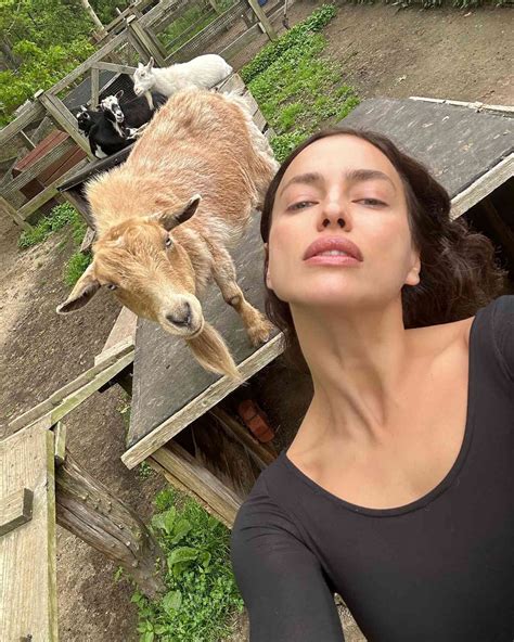 Irina Shayk Models Teeny Tiny Black Bikini During Weekend Away