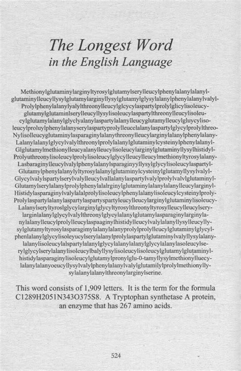 What is the longest word in the English language?