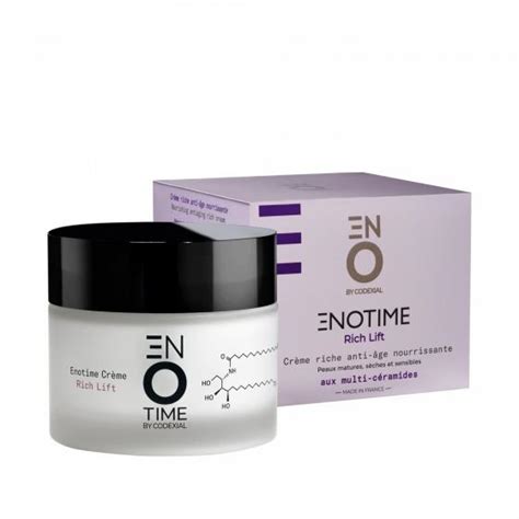 Enotime rich lift crème nourrissante Codexial soin visage anti âge