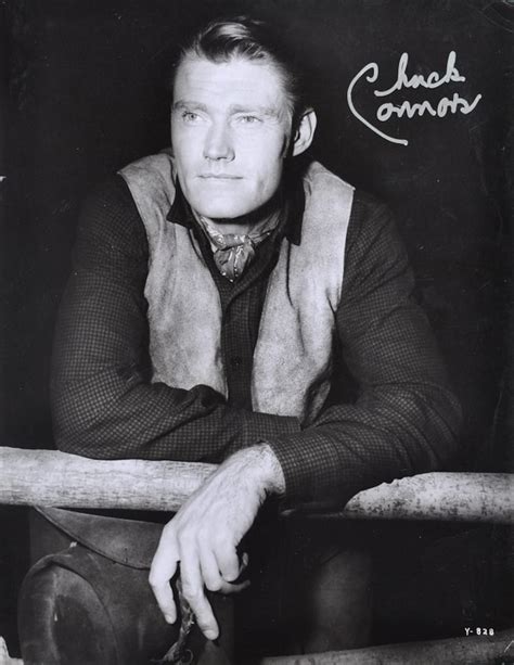 Chuck Connors Signed Photo The Rifleman 11x14 Wcoa Etsy