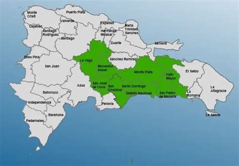 Coe Emite Alerta Verde Para Provincias Por Onda Tropical