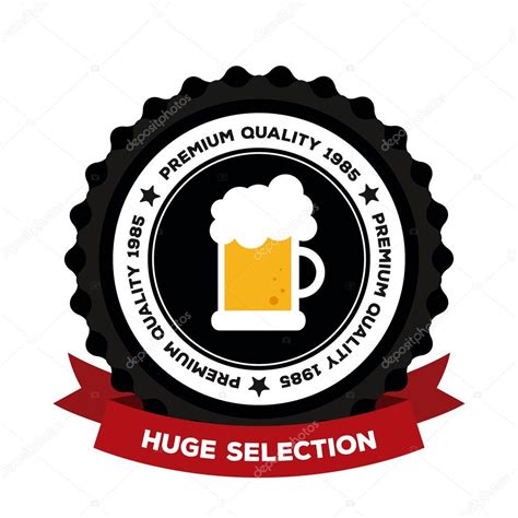 Beer label illustration Stock Vector Image by ©LAUDiseno #106113928