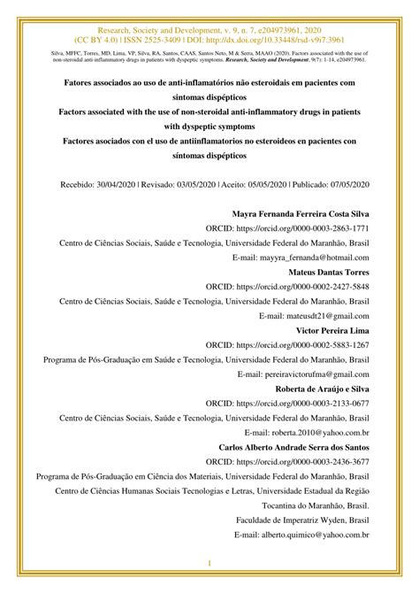 Quais São Os Anti Inflamatórios Não Esteroidais