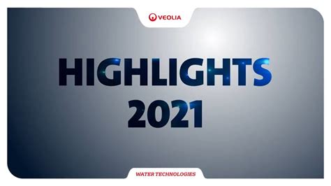 Veolia Water Technologies 2021 Highlights YouTube